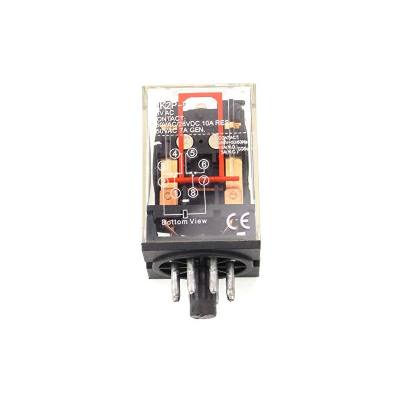 Yuco 8-Pin Ice Cube General Purpose Relay (24V AC, 1A,