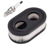 593260 Air Filter Set Spark Plug Compatiable with Troy-Bilt TB110