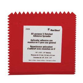 Red Devil 2430 Multi-Notch Plastic Adhesive Spreader