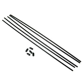 TEKNO RC LLC Antenna Tube Universal w/caps 5pcs TKR5126 Elec Car/Truck Replacement Parts
