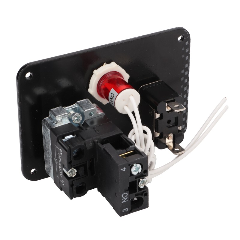 Ignition Switch Panel Kit 12V 40A Carbon Fiber Racing Style