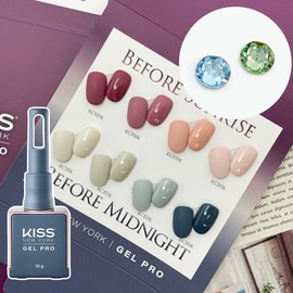 Kiss New York Before Sunrise & Midnight 8 types of individual color gels / 키스뉴욕 비포 선라이즈&미드나잇 8종 단품 컬러젤