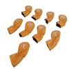 9pcs Golf Club Cover PU Leather Stylish Portable Golf Head