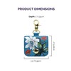 Anuschka Hand-Painted Leather AirPods Case Cover with Flap and Snap