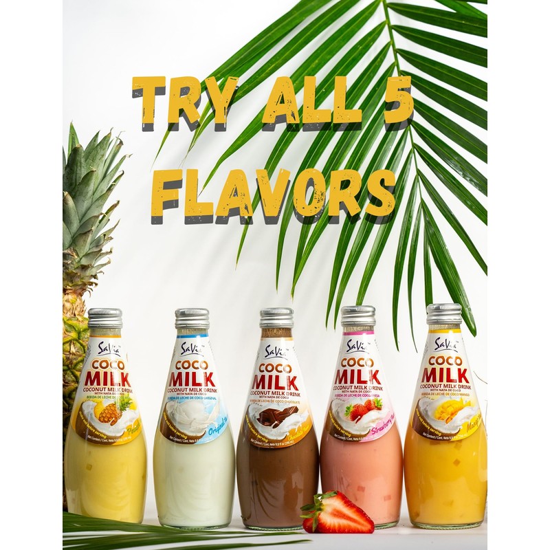 Savia - Coconut Milk Drink, Quality Coconut-Based Beverage, Made with