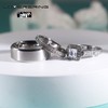 LOVERSRING Couple Ring Bridal Set His Hers Women 10k White
