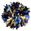 Metallic Cheerleader Cheerleading Pom Poms 6 inch 1 Pair (Royal