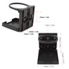 2 Pcs Folding Cup Holder 73mm Compact Space Saving Foldable