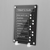 NiHome Magnetic Acrylic to Do List Planning Board with Sliders