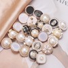 10 PCS Gold White Pearl Buttons Fastener - Versatile Sewing