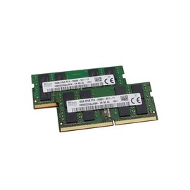 Genuine OEM Laptop Ram HMA82GS6CJR8N-VK 32GB (2X16GB) PC4-21300 DDR4-2666MHz Non-ECC Unbuffered CL19 260-Pin SoDimm 1.2V Laptop Memory