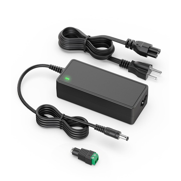 24V Power Supply, 2.5A 60W AC 100-240V Power Adapter for