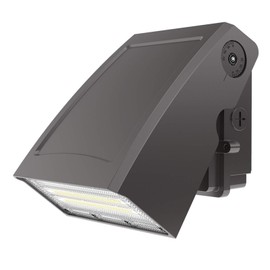 HYPERLITE LED Wall Pack Light 60W 7,800LM (130lm/w) 5000K Adjustable UL Certified Suitable for Wet Location Bright Outdoor Wall Pack for Parking Lot Alleyways Warehouse