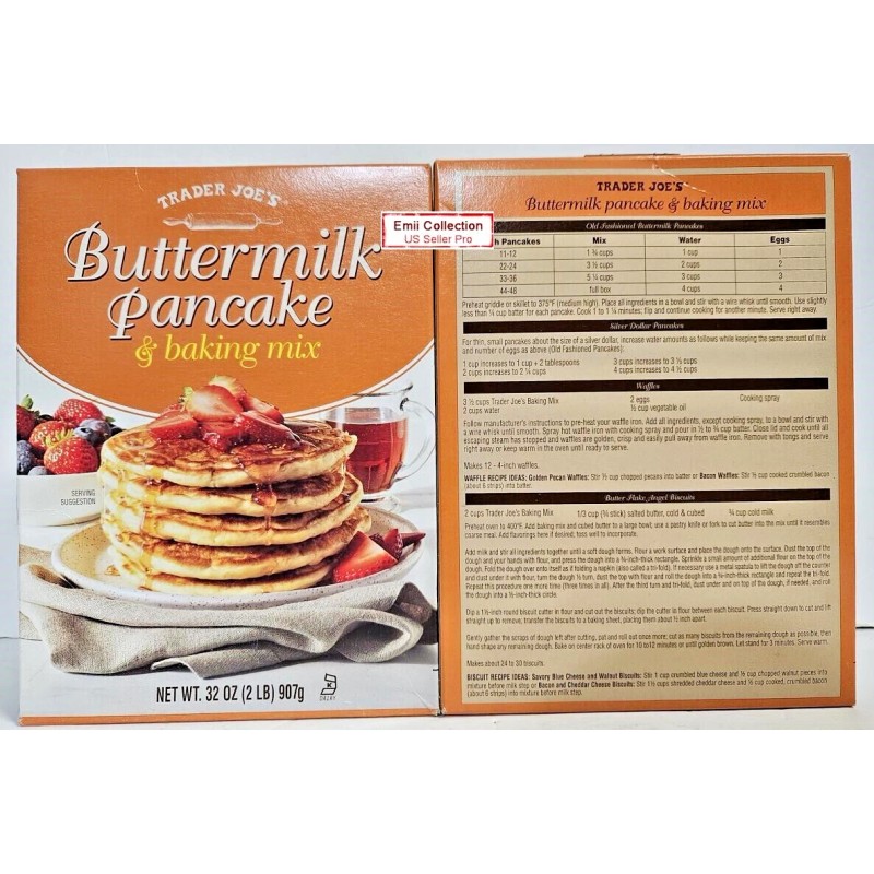 Trader Joe's Buttermilk Pancake & Baking Mix 32oz 907g (2