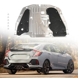 Donpida Engine Splash Guard Compatible with Honda Civic 2016-2021 Underbody Shield Plate Replacement for 74110-TBA-A00 90674-TY2-A01