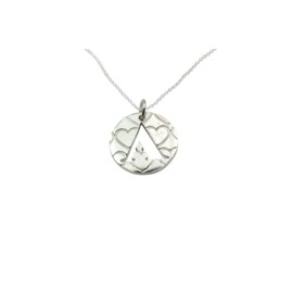 Anniversary Gifts Letter A Necklace for Women With Heart Engraved Design