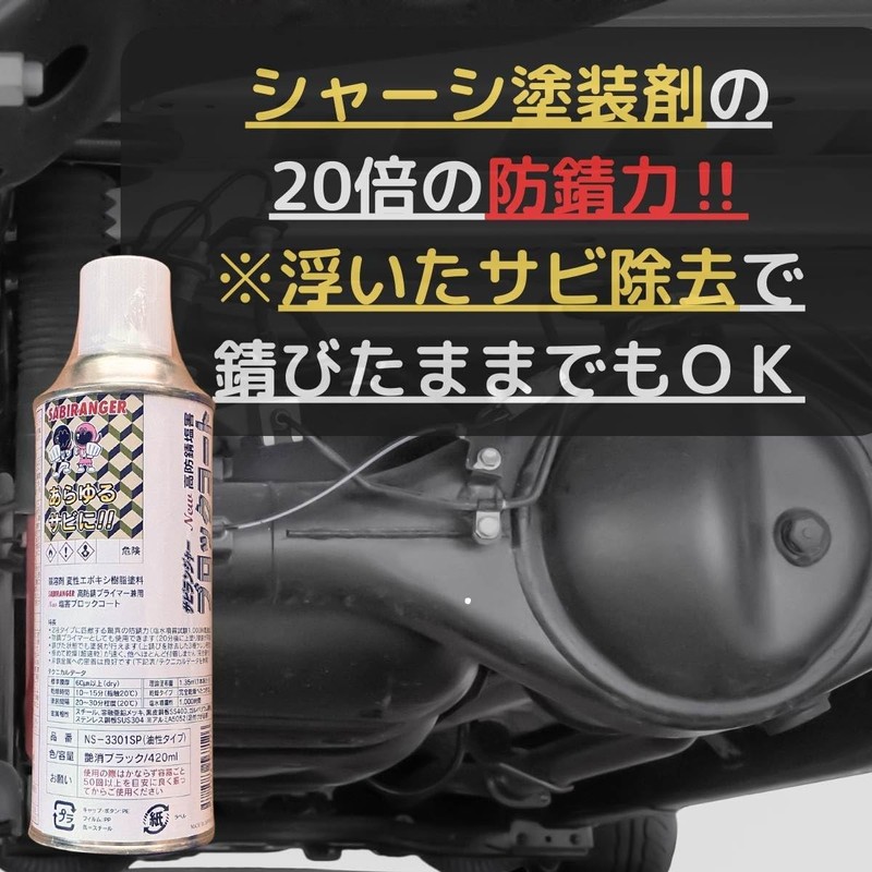NS-3301SP NS-3301SP Paint for Chassis Black, Matte Black, Rust Prevention