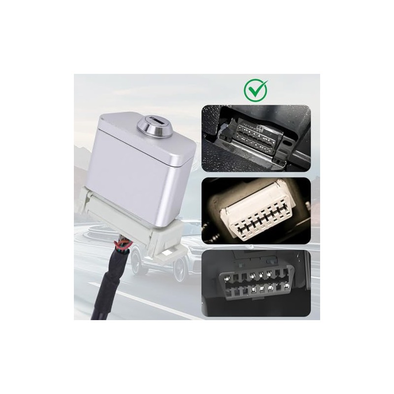 Metal Anti-Theft Device for OBD2, Vehicle OBDii Connection Protection Access