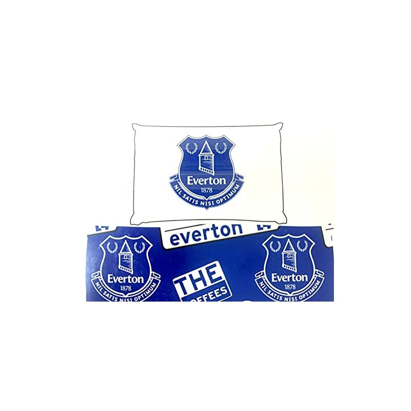 Premier Life EVERTON SINGLE DUVET COVER SET - PATCH,Blue,135cm x
