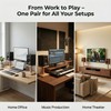 OKOstand Desktop Speaker Stands Made of Pure Solid Wood, Natural