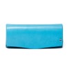 GORBE Glasses Case Eyeglass Case Italian Leather (blue)