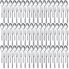100 Pieces Forks and Spoons Silverware Set Stainless Steel Flatware
