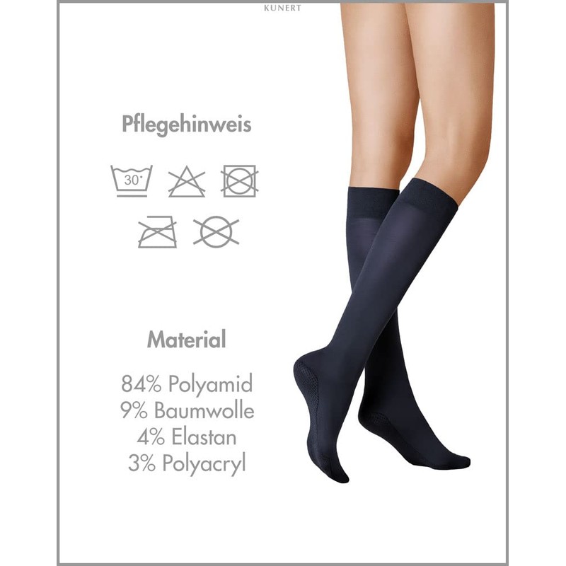 Kunert Women's Knee-High Socks, Blue (Marine 0880), Size 6-8