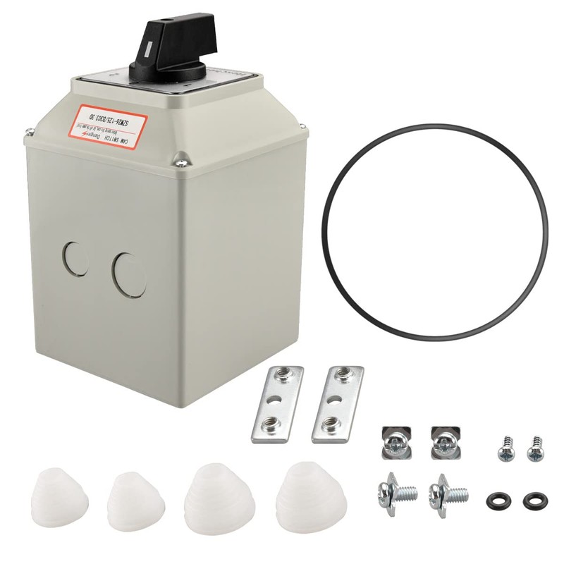 Heschen Universal Rotary Cam Selector Changeover Switch, SZW26-125/D303.3D, 660V 125A,