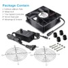 GDSTIME Fan 220 V Fan 12 V 120 x 38