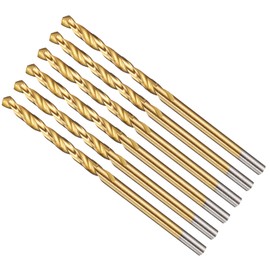 METALLIXITY Drill Bit (7/64") 4241 High-Speed Steel TiN 118° 6Pcs