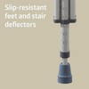 Medline Adjustable Quick-Fit Crutches Easily Adjusts to Fit Kids, Adults