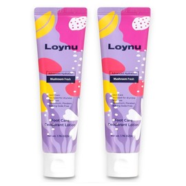 LOYNU Natural Foot Deodorant Women & Men, Foot Deodorant for Sweaty Feet, Foot Lotion for Odor, Foot Deodorant for Stinky Feet, Foot care, Foot Cream, Aluminum Free Deodorant for Foot,1.76 Oz x 2Pcs