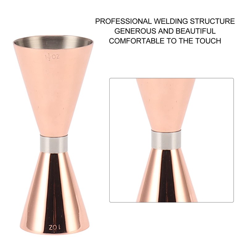 Cóctel Jigger Copa Medidora de Barra de Acero Inoxidable 304