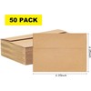 50 Pack Kraft Envelopes - 4 x 6 Inch Brown