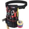 KUNN Electrician Tool Pouch with Belt Clip - 7-Pocket Lightweight
