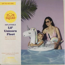 Sun Squad/Target NEW Sun Squad Inflatable Lil' Unicorn Float toddler 12-36 month 40lbs Pool float