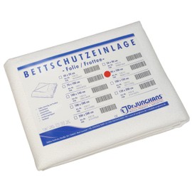 Dr. Junghans Medical 10215 Mattress / Moisture Protection Bed Protector Insert Film / Terry Cloth 90 x 100 cm