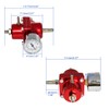 Universal Adjustable Fuel Pressure Regulator Kit with 0-140 PSI Gauge