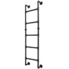Wall/Floor-Mounted Bunk Bed Ladder, Basement Window Well Egress Ladder, Metal