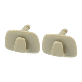 X AUTOHAUX Roof Hook Roof Insert Hook Hanger ABS Cover Trim for Volvo S90 V90 2017-2021 XC40 XC60 2018-2021 XC90 2016-2021 Pair Beige