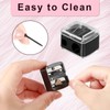 2Pcs Eyeliner Sharpener, Lip Liner Sharpener for Eyebrow Pencil, Make