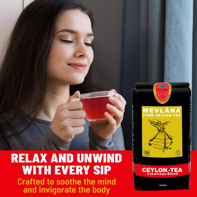 Mevlana - Pure Ceylon Loose Leaf Tea | Premium Black