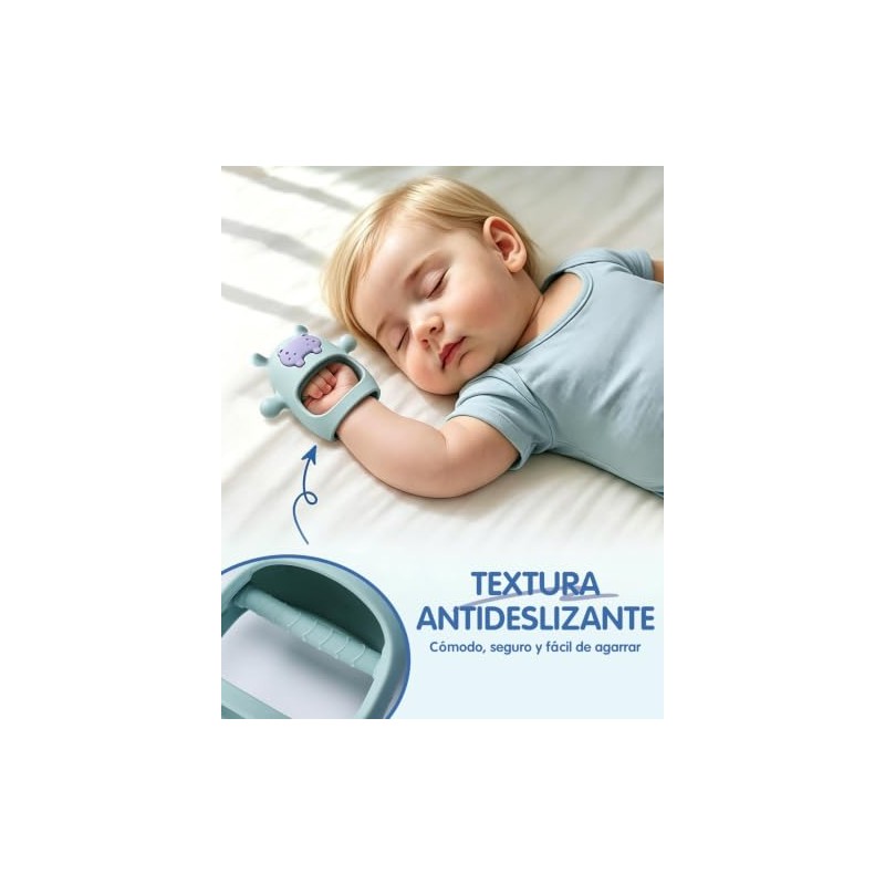 Cieloazul Teether Mordedores Beb?, Mordedor Silicona