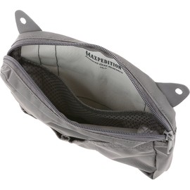 MAXPEDITION HLP フック&ループポーチ (グレー) 7 x 1.5 x 6インチ
