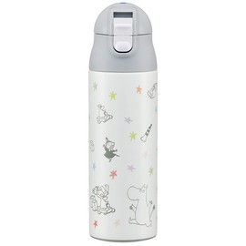 Skater SMIB5-A Stainless Steel Bottle for Milk Preparation, Convenient for Milk Making, 16.9 fl oz (500 ml), Lightweight Type, Easy to Carry, Moomin Star