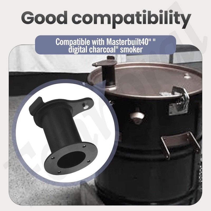 2" Teardrop Flanged Vent Damper,Compatible with UDS Ugly Drum Smoker