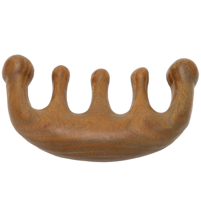 Wood Massage Comb Sandalwood Scraping Scalp Massage Comb for Head