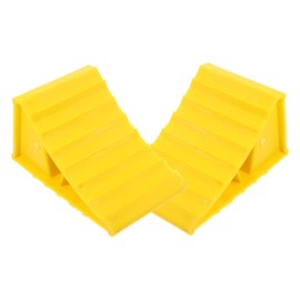 PACKOVE 4pcs Rv Wheel Chocks Car Wheel Stabilizer Tire for Trailers and Motorhomes Stabilization