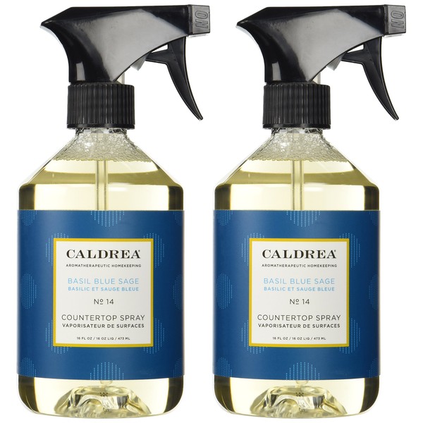 Caldrea Countertop Cleanser - Basil Blue Sage - 16 oz - 2 pk