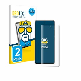 BROTECT Pack of 2 Full Cover Screen Protectors for Ulefone Note 17 Pro Full Screen Protector [3D Curved, Anti-Fingerprint, Crystal Clear]